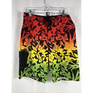 Men's Hang Ten Quick-Drying Board Shorts Size 32 Swim Trunks Inseam 11 Inches